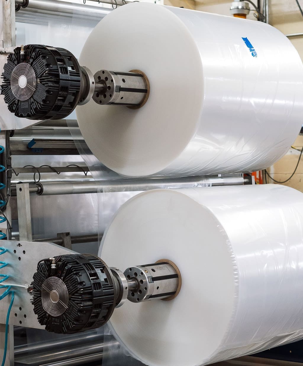 Custom packaging film on rolls