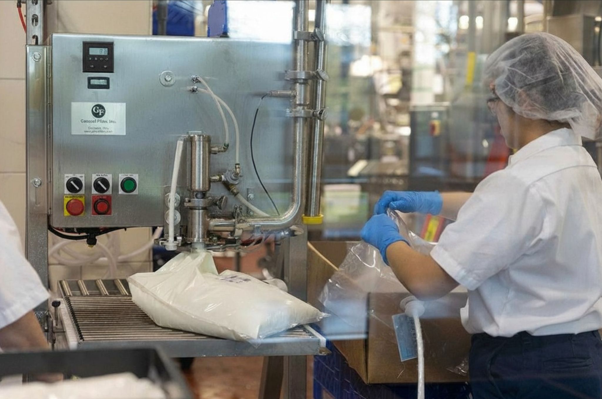 Penn State creamery machine donated by General Films Bag-in-Box to support the community and industry.